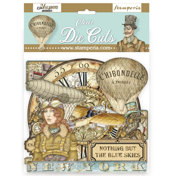 Stamperia Clear Die-Cuts, Sir Vagabond Aviator