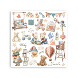 Stamperia, Assortment Rub-On Kit 6/Pkg, Baby