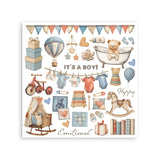 Stamperia, Assortment Rub-On Kit 6/Pkg, Baby