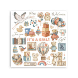 Stamperia, Assortment Rub-On Kit 6/Pkg, Baby