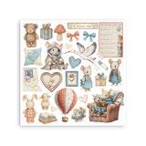 Stamperia, Assortment Rub-On Kit 6/Pkg, Baby