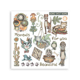 Stamperia, Assortment Rub-On Kit 6/Pkg, Furry Friends