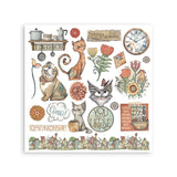 Stamperia, Assortment Rub-On Kit 6/Pkg, Furry Friends