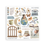 Stamperia, Assortment Rub-On Kit 6/Pkg, Create Happiness, Secret Diary