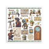 Stamperia, Assortment Rub-On Kit 6/Pkg, A New Beginning (DFLRBX10)