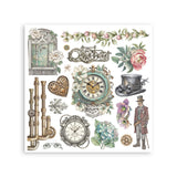 Stamperia, Assortment Rub-On Kit 6/Pkg, Gardens of Time (DFLRBX11)