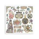 Stamperia, Assortment Rub-On Kit 6/Pkg, Gardens of Time (DFLRBX11)