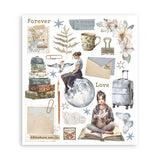 Stamperia Rub-On Selection 8"X9" 6/Pkg, Create Happiness, Secret Diary (DFLRBXG02)