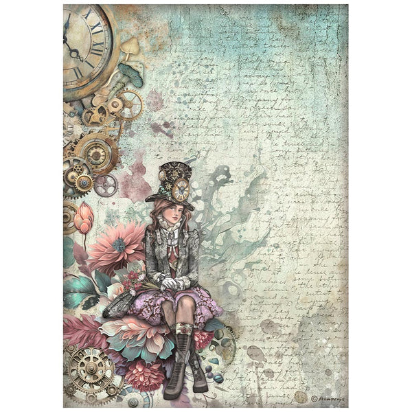 Stamperia Rice Paper Sheet A4, Master of Magic, Lady
