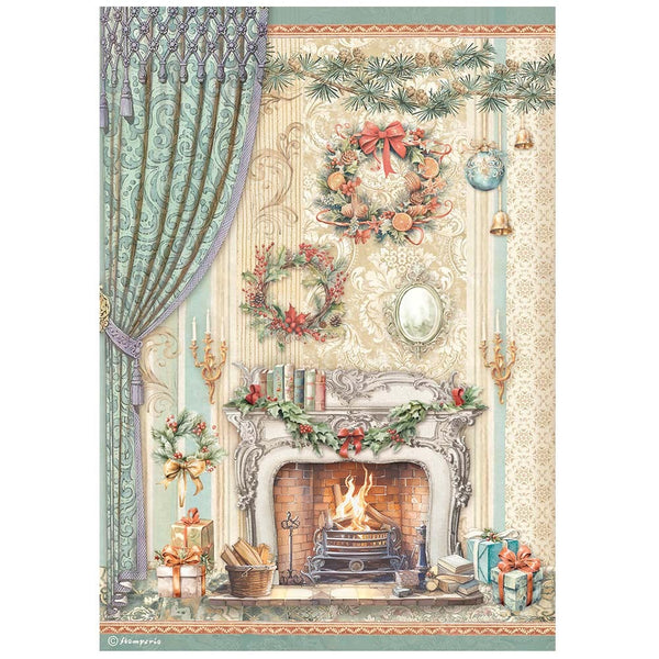 Stamperia Rice Paper Sheet A4, The Nutcracker Chimney