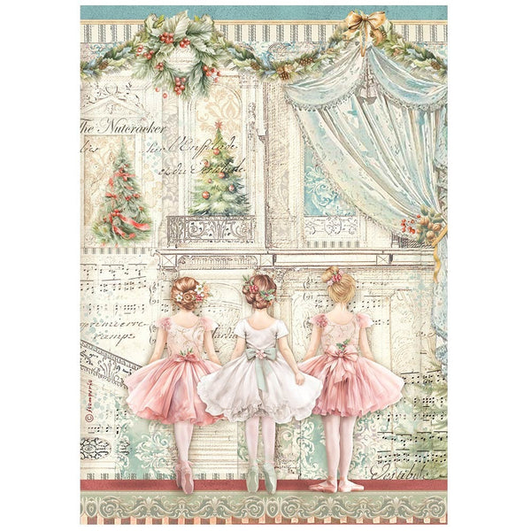 Stamperia Rice Paper Sheet A4, The Nutcracker Ballet