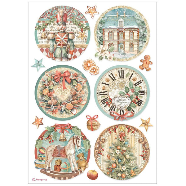 Stamperia Rice Paper Sheet A4, The Nutcracker 6 Rounds