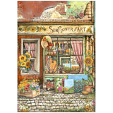 Stamperia Assorted Rice Paper A4 6/Sheets, Sunflower Art