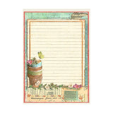 Stamperia, Assorted Rice Paper Backgrounds A6 8/Sheets, Garden (DFSAK6021)