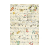 Stamperia, Assorted Rice Paper Backgrounds A6 8/Sheets, Garden (DFSAK6021)