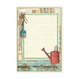 Stamperia, Assorted Rice Paper Backgrounds A6 8/Sheets, Garden (DFSAK6021)