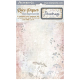 Stamperia, Assorted Rice Paper Backgrounds A6 8/Sheets, Create Happiness, Dewdrops (DFSAK6034)