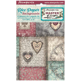 Stamperia Assorted Rice Paper Backgrounds A6 8/Pkg, Master of Magic