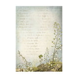 Stamperia Assorted Rice Paper Backgrounds A6 8/Pkg, Hidden Grove