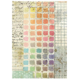 Stamperia, Assorted Rice Paper Backgrounds A6 8/Sheets, Daisy Art (DFSAK6050)