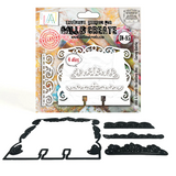 AALL And Create, Die-cutting Die Set, #DI-85, Curvy Quirks