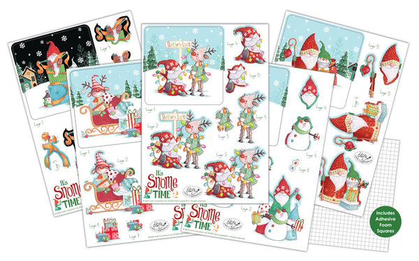 Craft Consortium 3D Decoupage Pack 10/Pkg, It's Snome Time 2