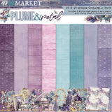 49 And Market, Solids Collection Pack 12"X12", Plume & Petal (DPP-35063)