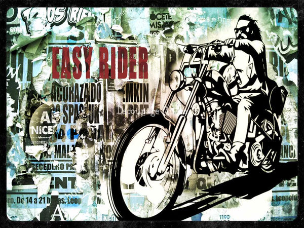 Decoupage Queen, Andy Skinner, Easy Rider A3 Rice Paper