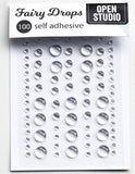 Memory Box Self-Adhesive, Fairy Drops, 100 pieces
