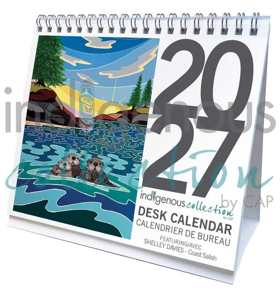 Indigenous Collection, 2027 Desk Calendar by Shelley Davies