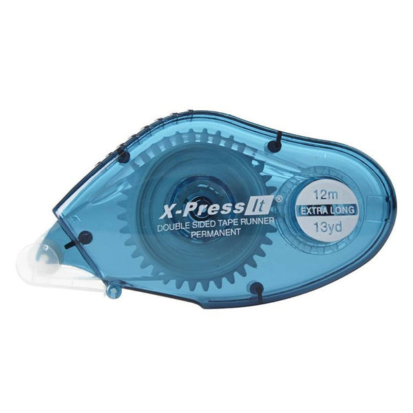 X-Press It, Double Sided Permanent Tape Runner, 8mm x 12m/1/3" x 13yd