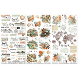 49 And Market, Rub-On Transfer Set 6"X12", Wanderlust Explorer (DWE-30419)