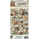 49 And Market Laser Cut Outs, Elements, Wanderlust Explorer (DWE-30426)
