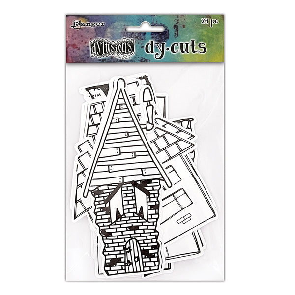 Dyan Reaveley's Dylusions Dy-Cuts 24/Pkg, Me Houses