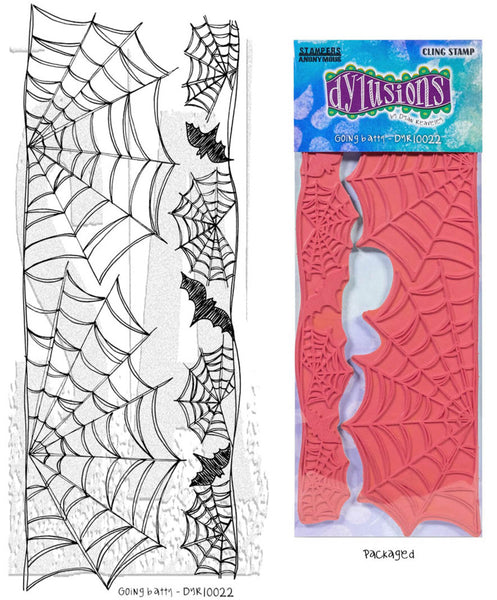 Dyan Reaveley's Dylusions Cling Stamp Collections, Going Batty (DYR10022)