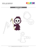 Spellbinders Etched Dies, Dancin' Grim (S3-491)
