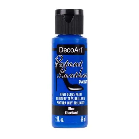 DecoArt, Patent Leather, High Gloss Paint, Blue