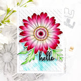 Gina K. Designs, 6" x 8" Clear Stamps & Dies Combo by Hannah Drapinski, Divine Daisy