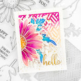 Gina K. Designs, 6" x 8" Clear Stamps & Dies Combo by Hannah Drapinski, Divine Daisy