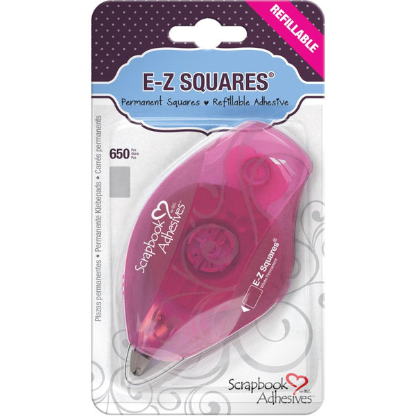 3L Scrapbook Adhesives, E-Z Squares Refillable Dispenser, 650/Pkg (#01206)