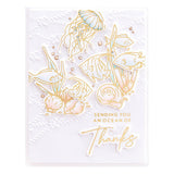 Spellbinders 3D Embossing Folder by Dawn Woleslagle, Cast Away (E3D-054)