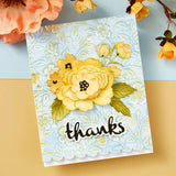 Spellbinders 3D Embossing Folder From The Garden Collection by Weddy Vecchi, Flowers & Foliage (E3D-074)