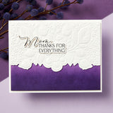 Spellbinders 3D Emboss & Cut Folder, Luxe Backdrop And Border (E3D-075)