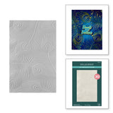 Spellbinders 3D Embossing Folder By Dawn Bibby, Feather Flourish