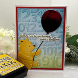 Spellbinders, 3D Embossing Folder From Say Cheese Classic Pooh Birthday, Numbers (E3D-150)