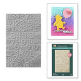 Spellbinders, 3D Embossing Folder From Say Cheese Classic Pooh Birthday, Numbers (E3D-150)
