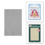 Spellbinders, 3D Embossing Folder By Stamperia, Candy Christmas, Waffle Cone (E3D-157)