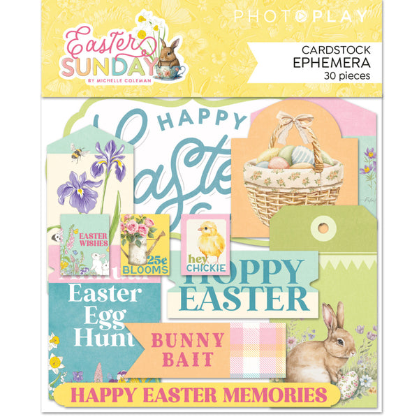 PhotoPlay Ephemera Cardstock Die-Cuts, Easter Sunday