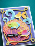 Memory Box, 3D Embossing Folder & Matching Dies, Ocean Fish