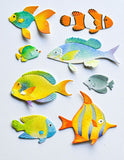 Memory Box, 3D Embossing Folder & Matching Dies, Ocean Fish